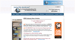 Desktop Screenshot of helicalpileworld.com